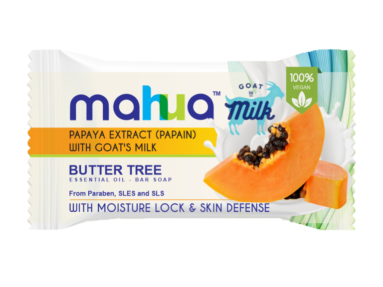 Enriched with Papaya Extract (Papain) and Goat’s Milk