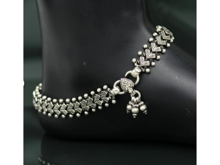 Sterling Silver 92.5 Handmade Anklet