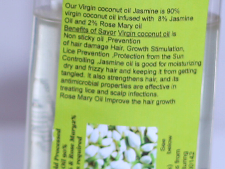 Jasmine hair oil