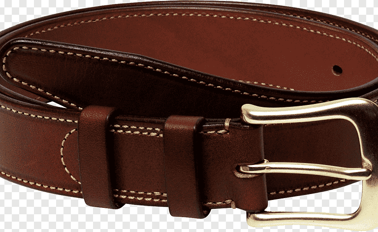 Male Brown Leather Belt