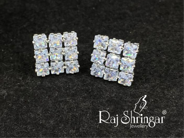 Square Earring Tops