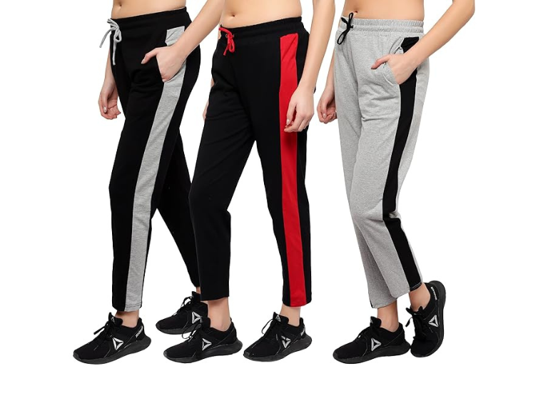 Girl's Trackpants (Multicolor)