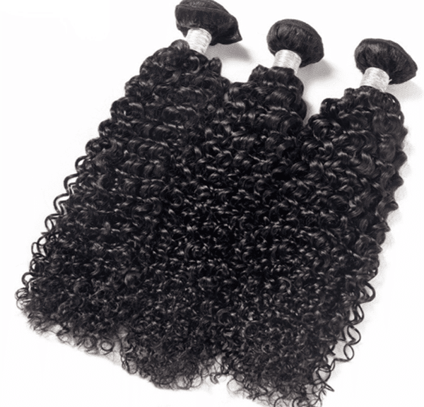 Deep Curly Natural Black Virgin Hair Bundle